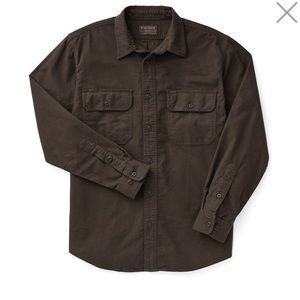 Filson Men’s Field Flannel in Brown